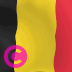 belgische Landesflagge elgato streamdeck und Loupedeck animierte GIF-Symbole als Hintergrundbild der Tastenschaltfläche